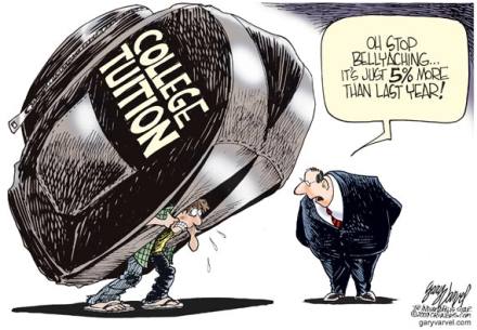 he cost of College has risen more than 5x the rate of inflation in the United States.