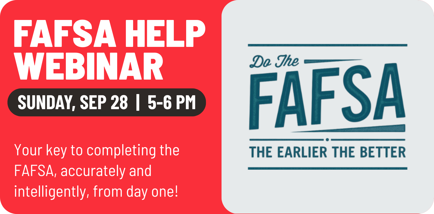 FAFSA Help Webinar