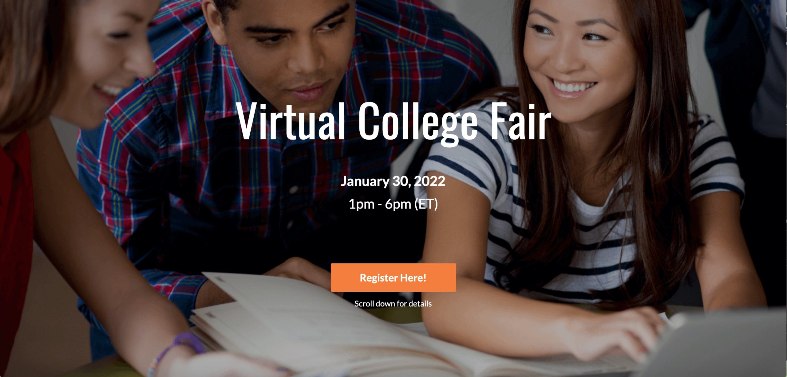 Upcoming Virtual College Fair
