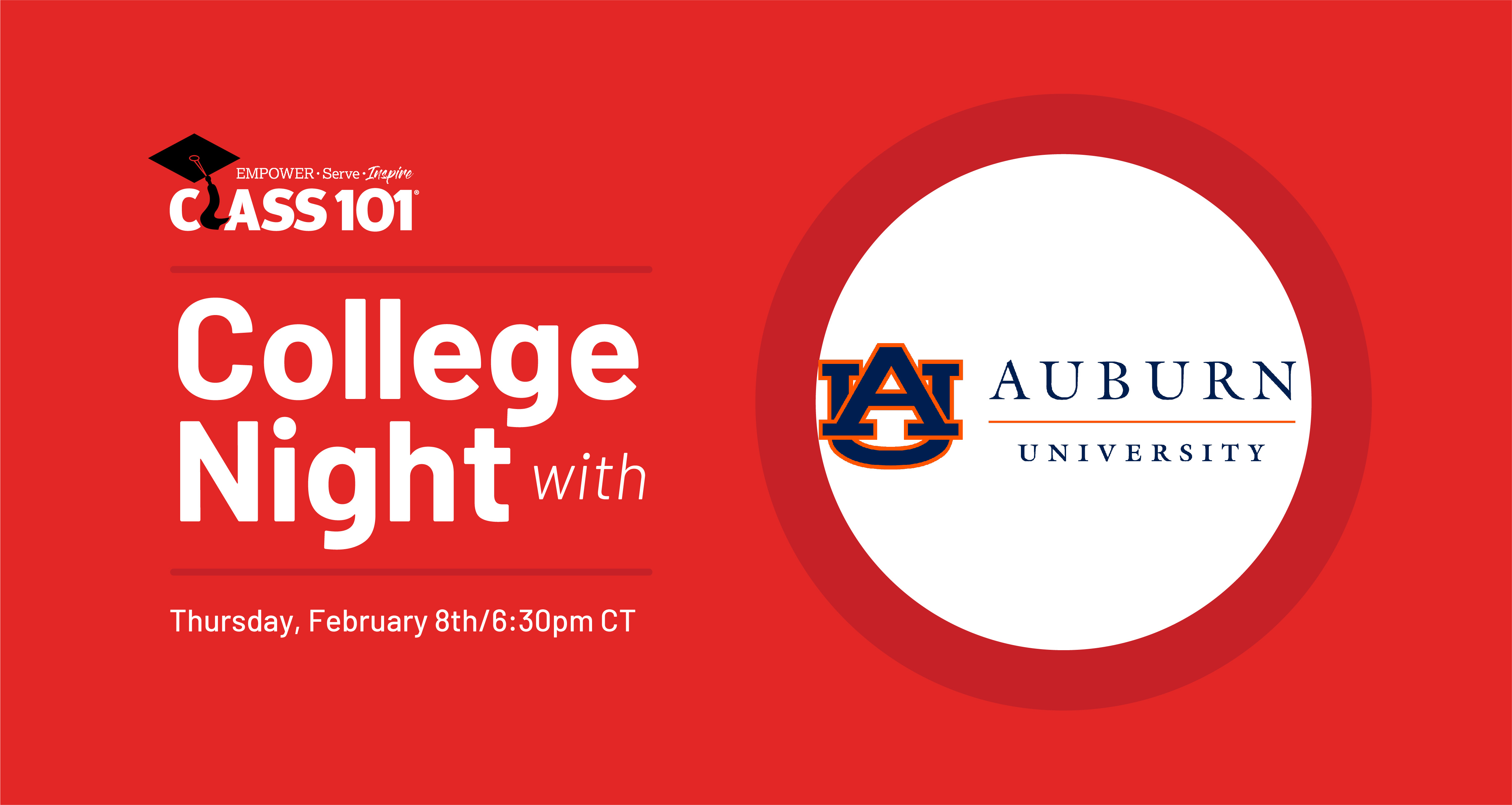 Class 101 Virtual College Night: Auburn University