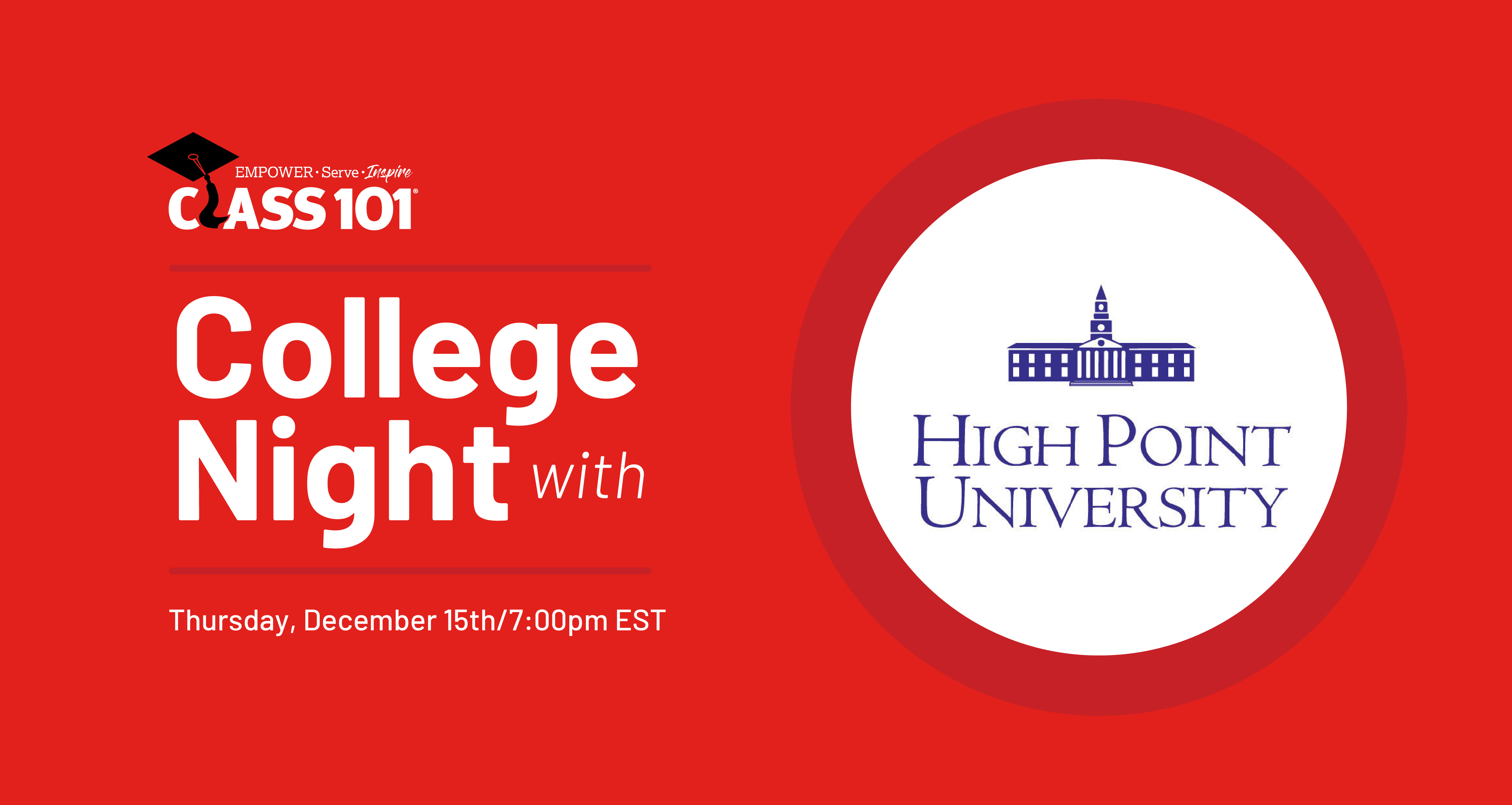 College night with High Point University