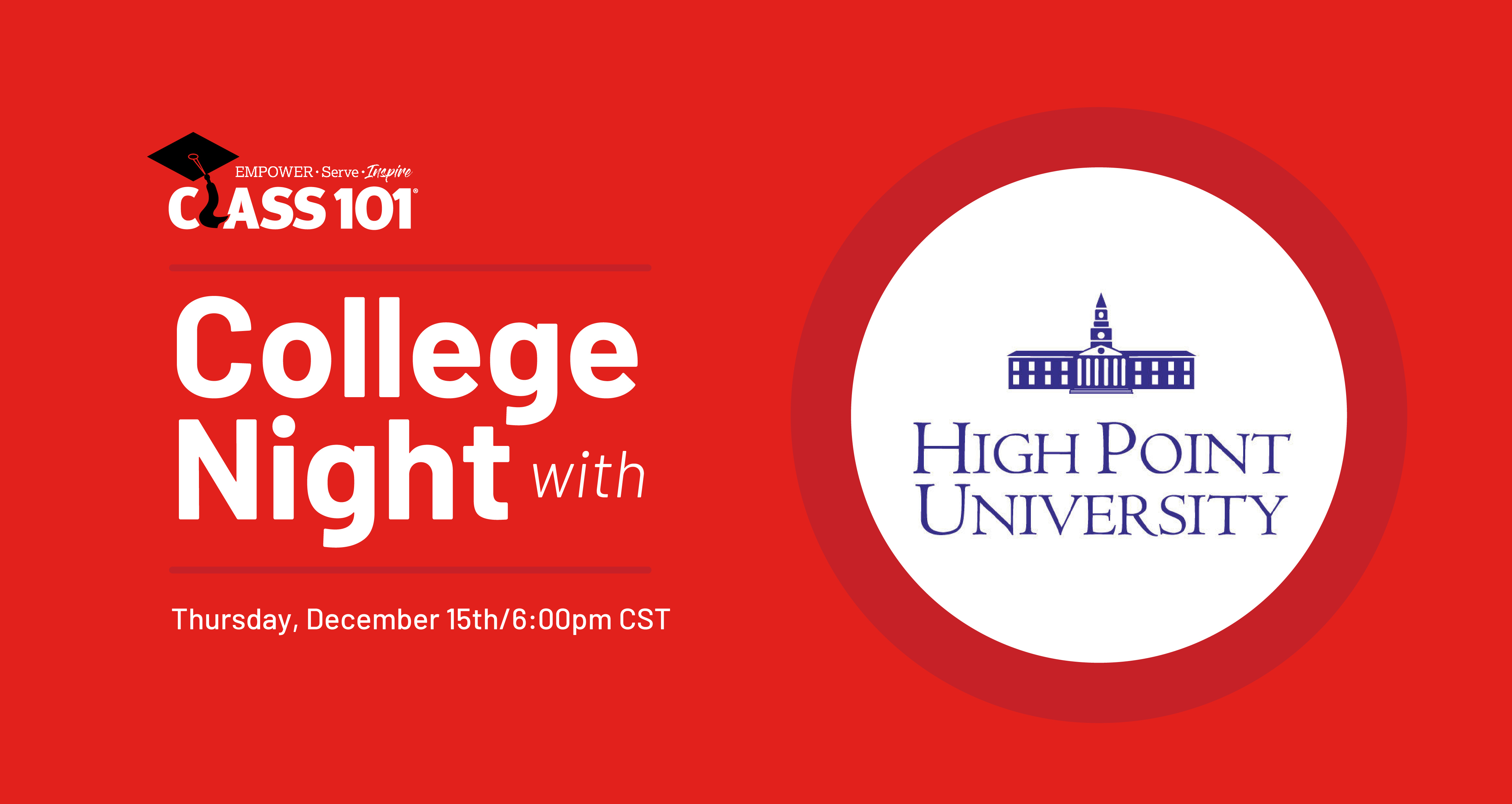 College night with High Point University