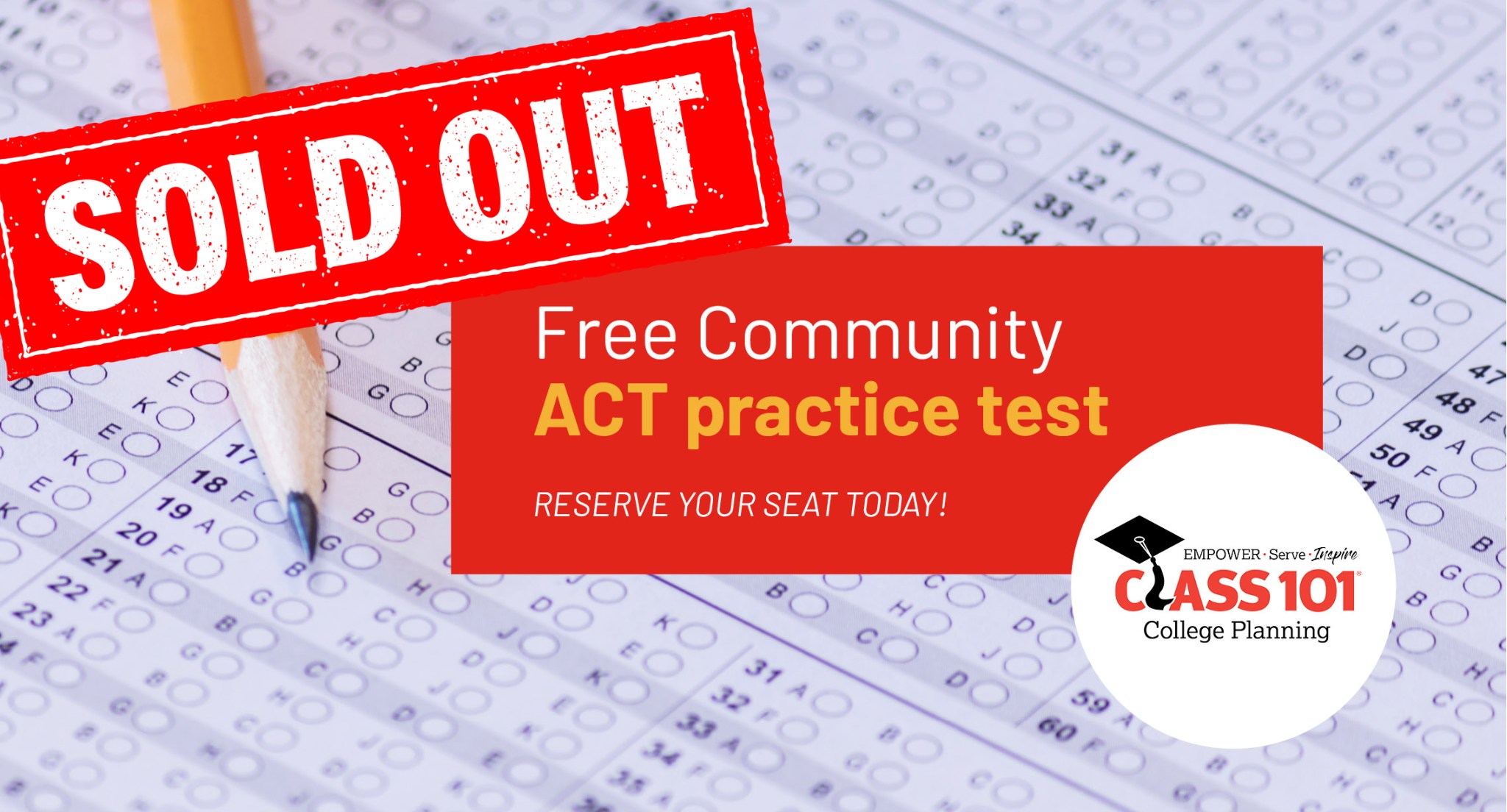 FREE Practice ACT – Sept. 14