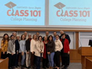 Class 101 College Advisors Receive Training