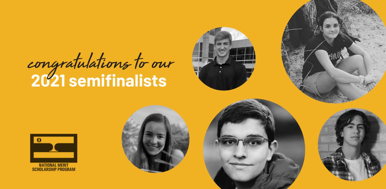 Congratulations to our 2021 National Merit Semifinalists!