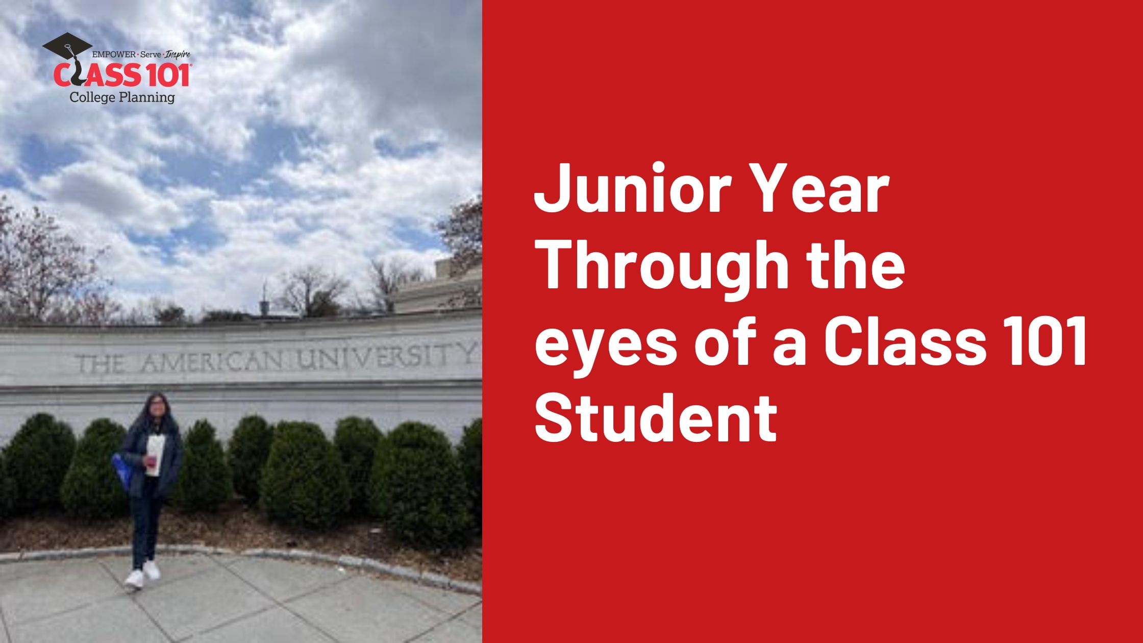 Junior Year Through the eyes of a Class 101 Student!