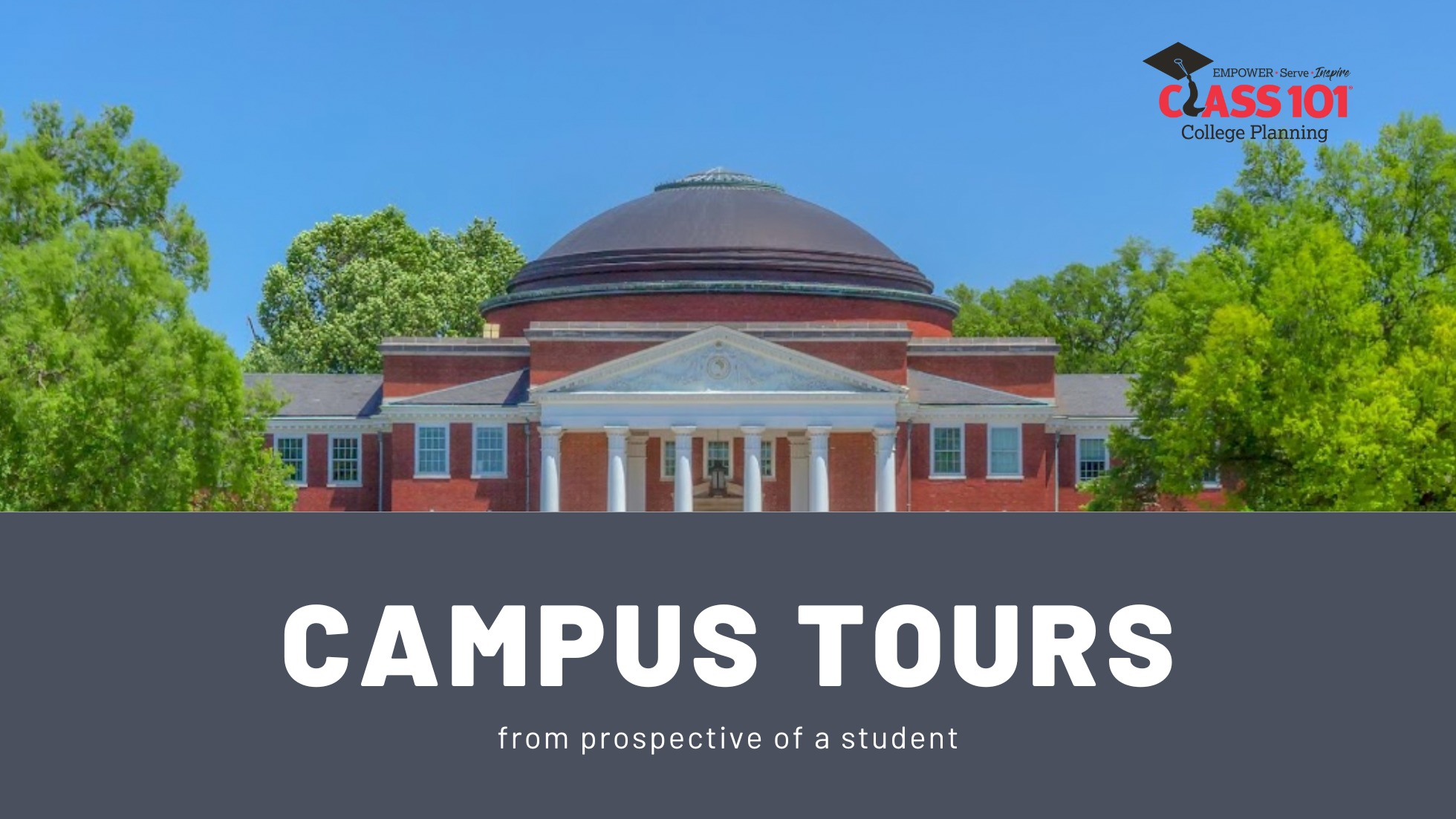 Tips from a student about campus tours