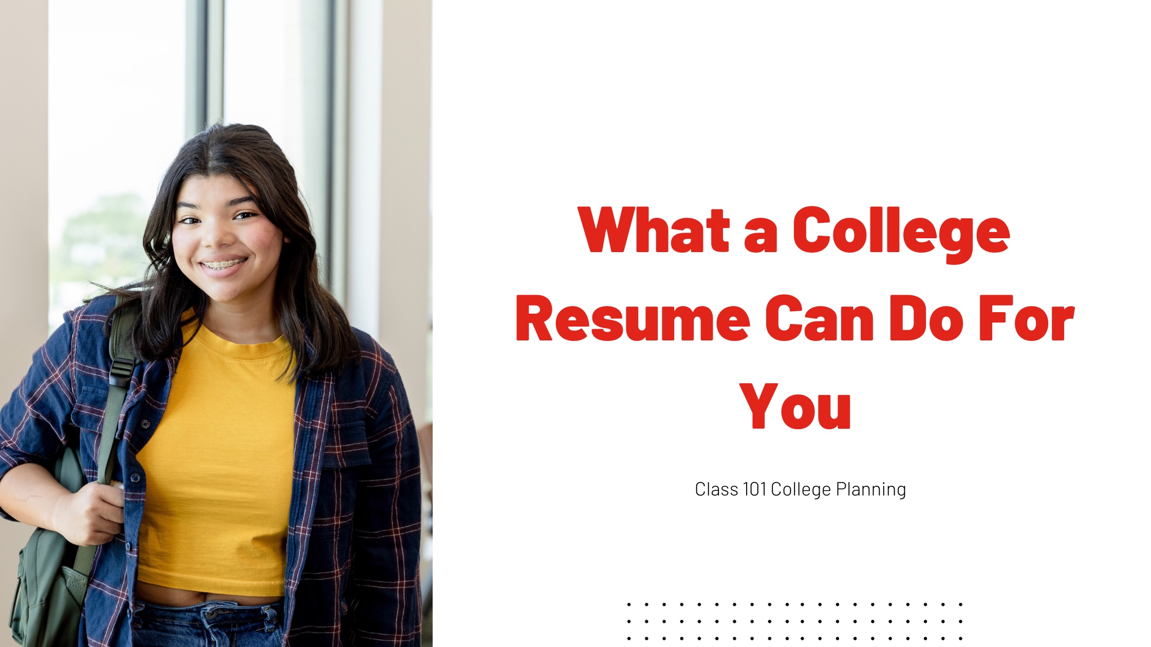 What a College Resume Can Do For You